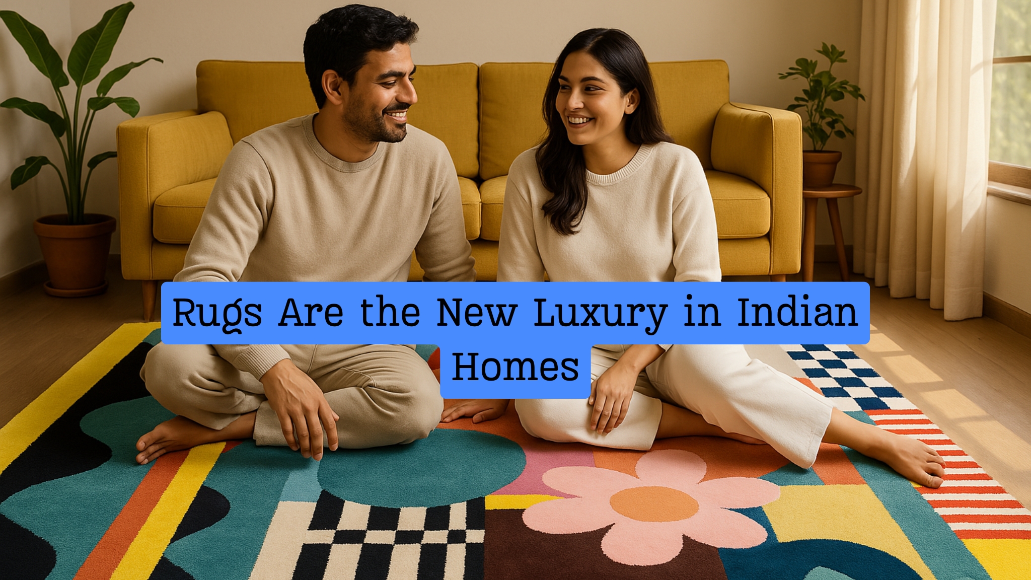 Rugs Over Marble: The New Luxury Trend in Indian Homes