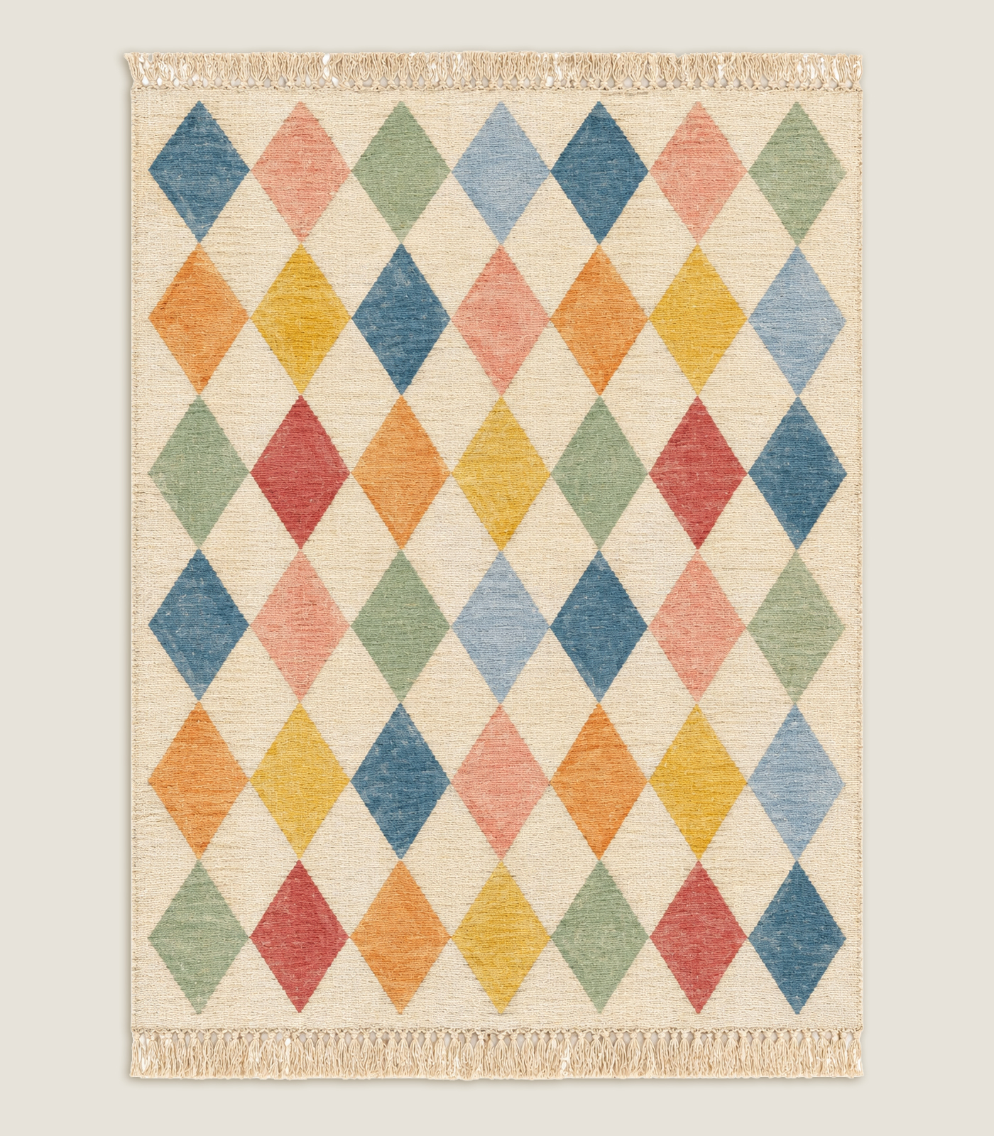 Harlequin Pastel Flatweave Rug