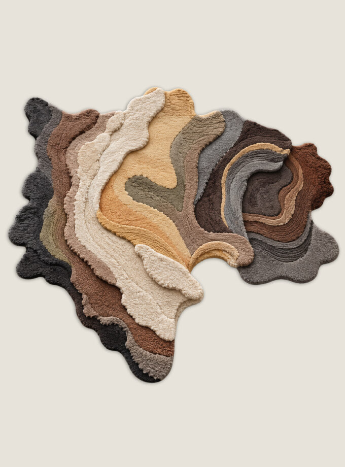 Terra Contour Sculptural Rug